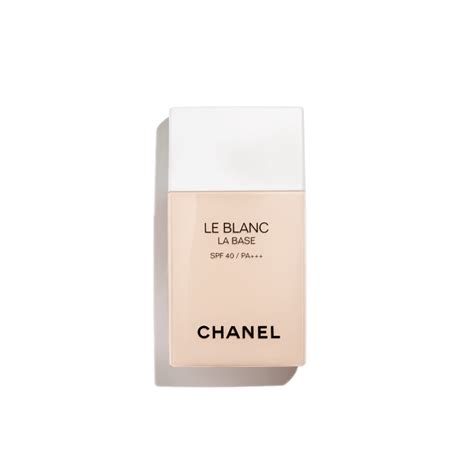 chanel la base thebeautylookbook|LE BLANC LA BASE .